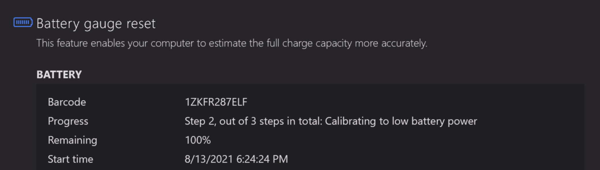 Sumber: https://www.reddit.com/r/thinkpad/comments/p3z12l/battery_gauge_reset_not_working_on_x330_stuck_at/#lightbox